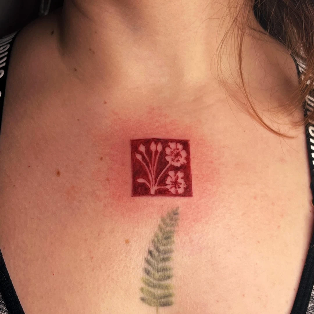 black tattoo before laser removal