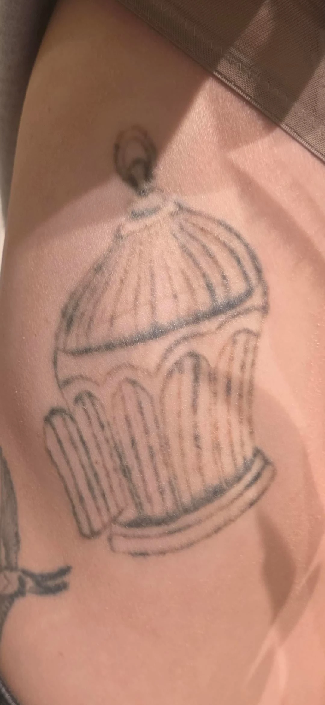 black tattoo after 1 sessions