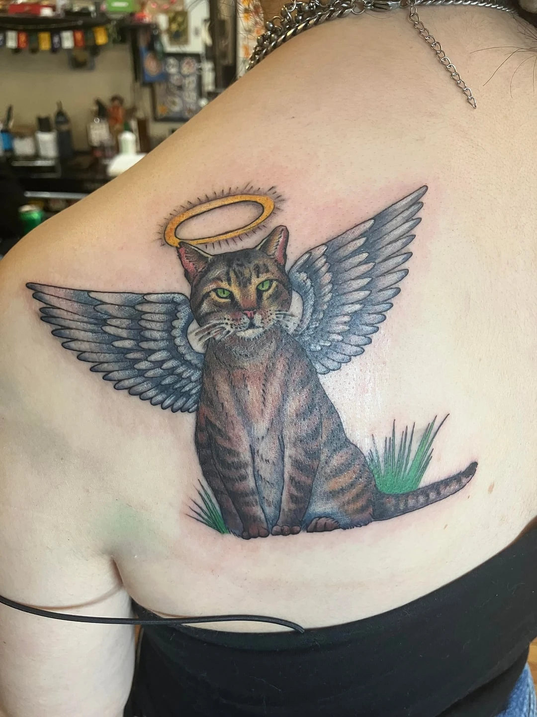 Black And Yellow Tattoo: 50% Fading After 6 Sessions at Bye Bye Ink