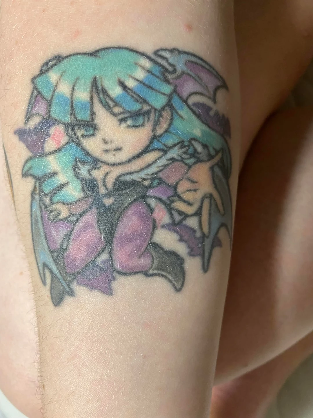 white tattoo after 1 sessions
