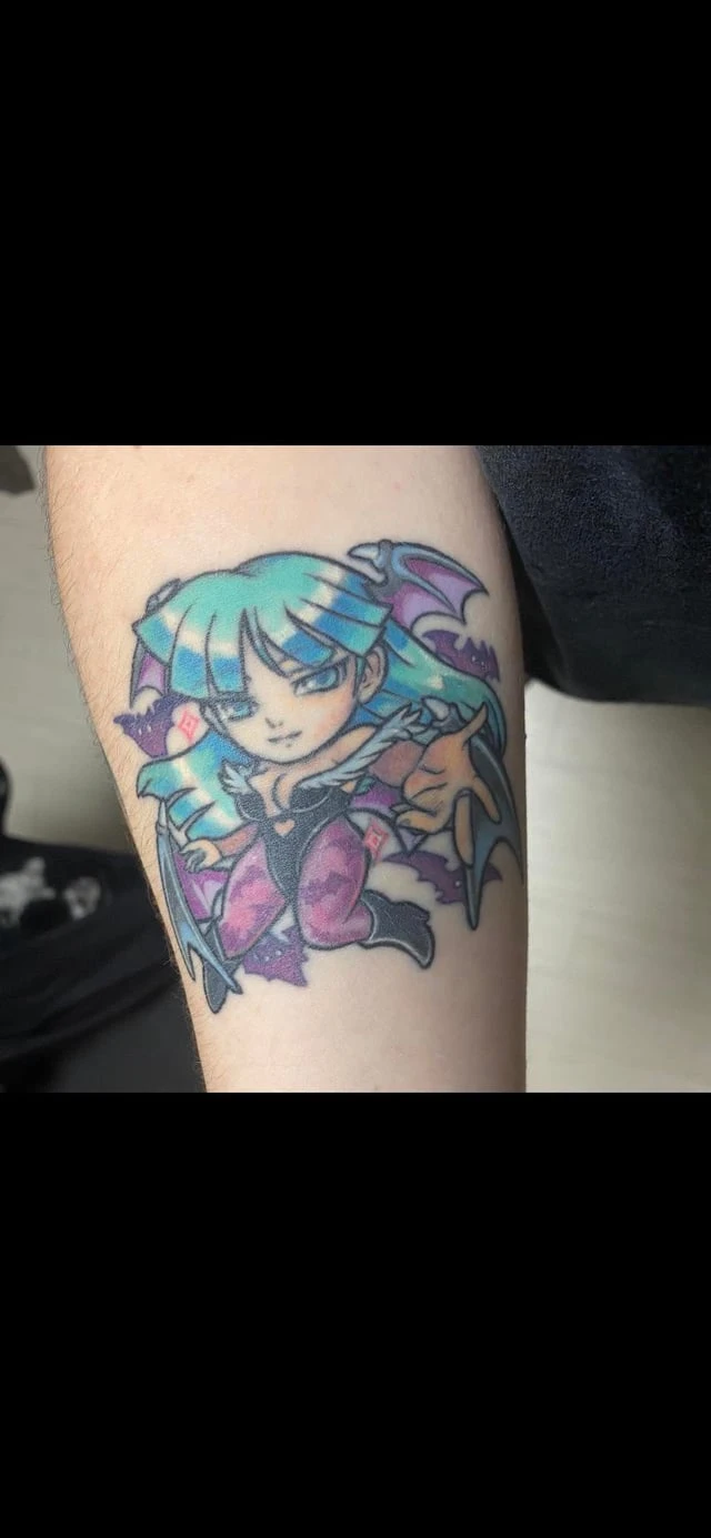 white tattoo before laser removal
